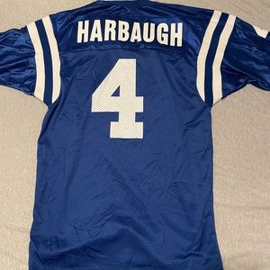 Vintage Indianapolis Colts Jim Harbaugh Jersey